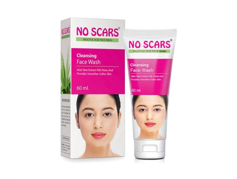 No Scars Face Wash Best Dirt Removal Facewash for Acne & Pimples No