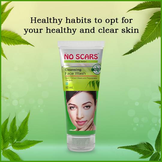 No Scars facewash with neem extract